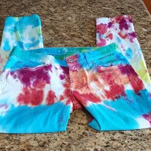 7 for all mankind tye dye pants NWOT